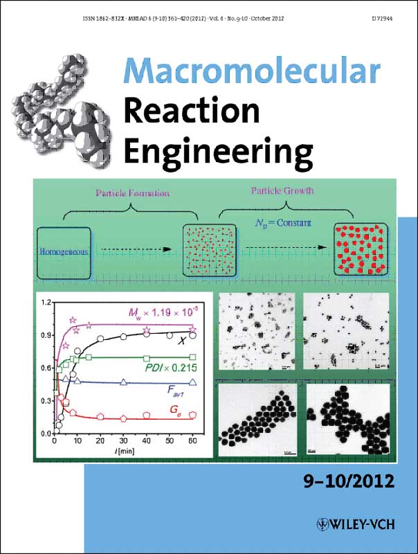 Professor Li Bo-geng published an cover paper on Macromolecular Reaction Engineering