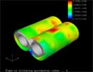 Local residence time, residence revolution and residence volume distributions in twin-screw extruders